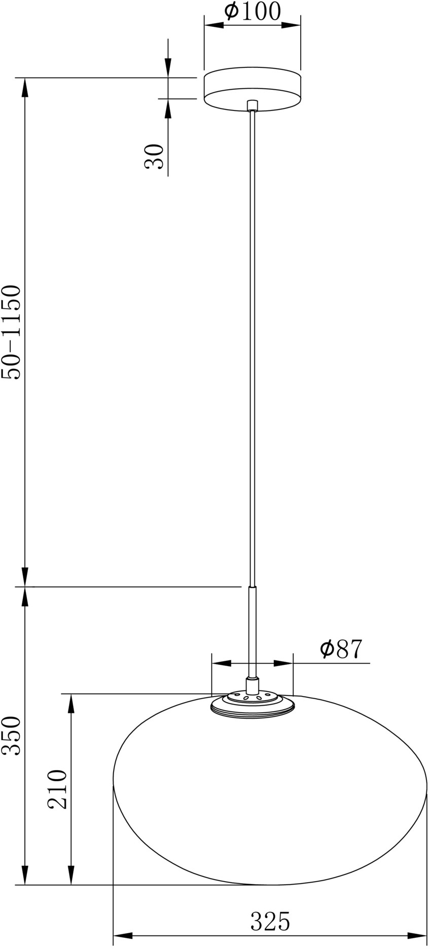 Подвесной светильник Maytoni Roca MOD004PL-L5CE3K