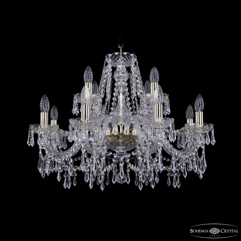 Подвесная люстра Bohemia Ivele Crystal 1403/8+4/240 G