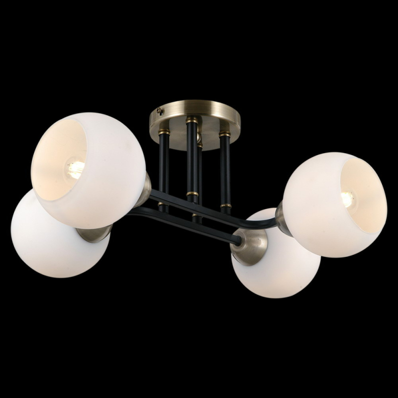 Люстра на штанге Illumico IL0395-4CBSQ-79 BK WT