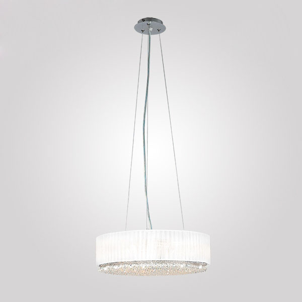 Подвесной светильник Eurosvet Кристалл 10071/4 хром Strotskis