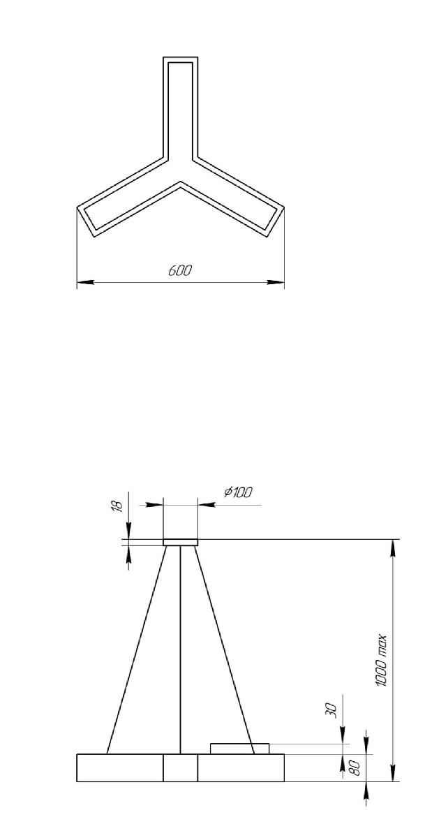 Подвесной светильник Эра Geometria SPO-141-W-40K-028 Б0050566
