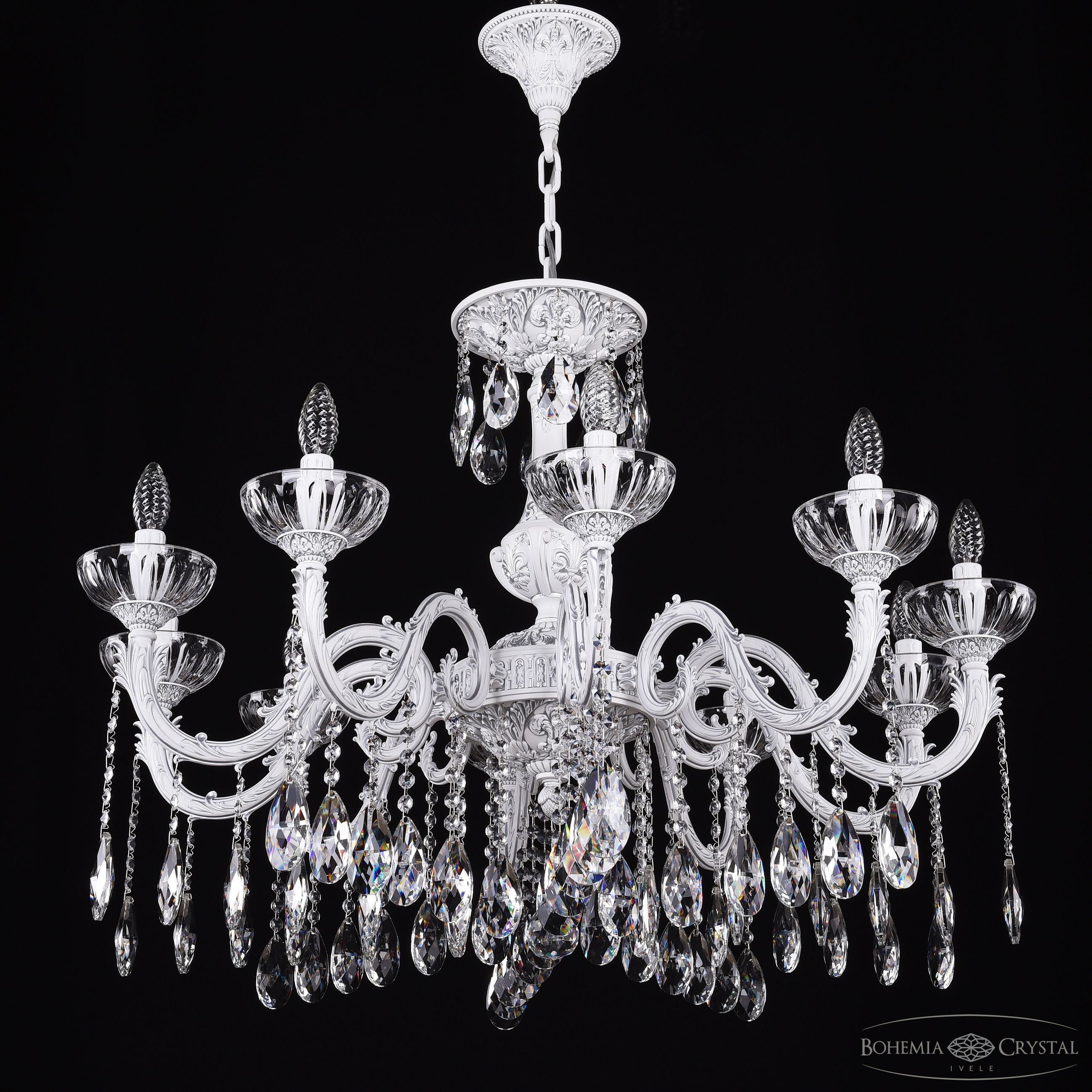 Подвесная люстра Bohemia Ivele Crystal AL79101/10/300 A WMN P Clear/M-1H