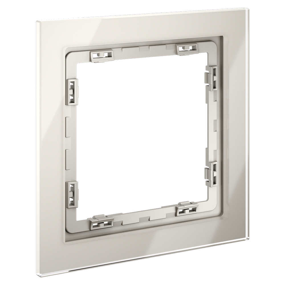 Рамка на 1 пост Voltum S70 VLS110103 (кашемир, стекло)