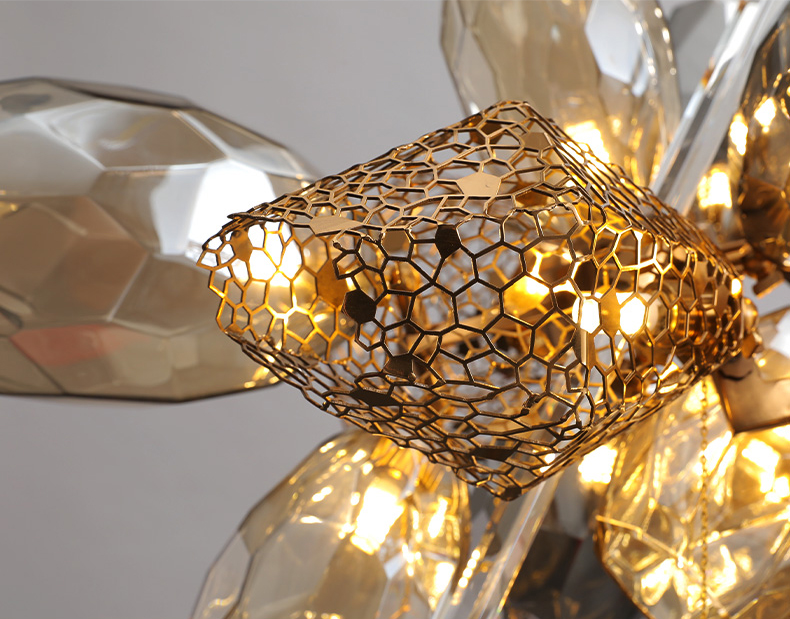 Подвесная люстра Delight Collection Britannica 8898P/BM gold/smoky