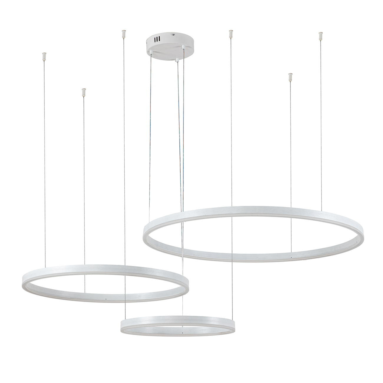 Подвесная люстра с дистанционным управлением Indigo Galass 14001/3P White V000031L