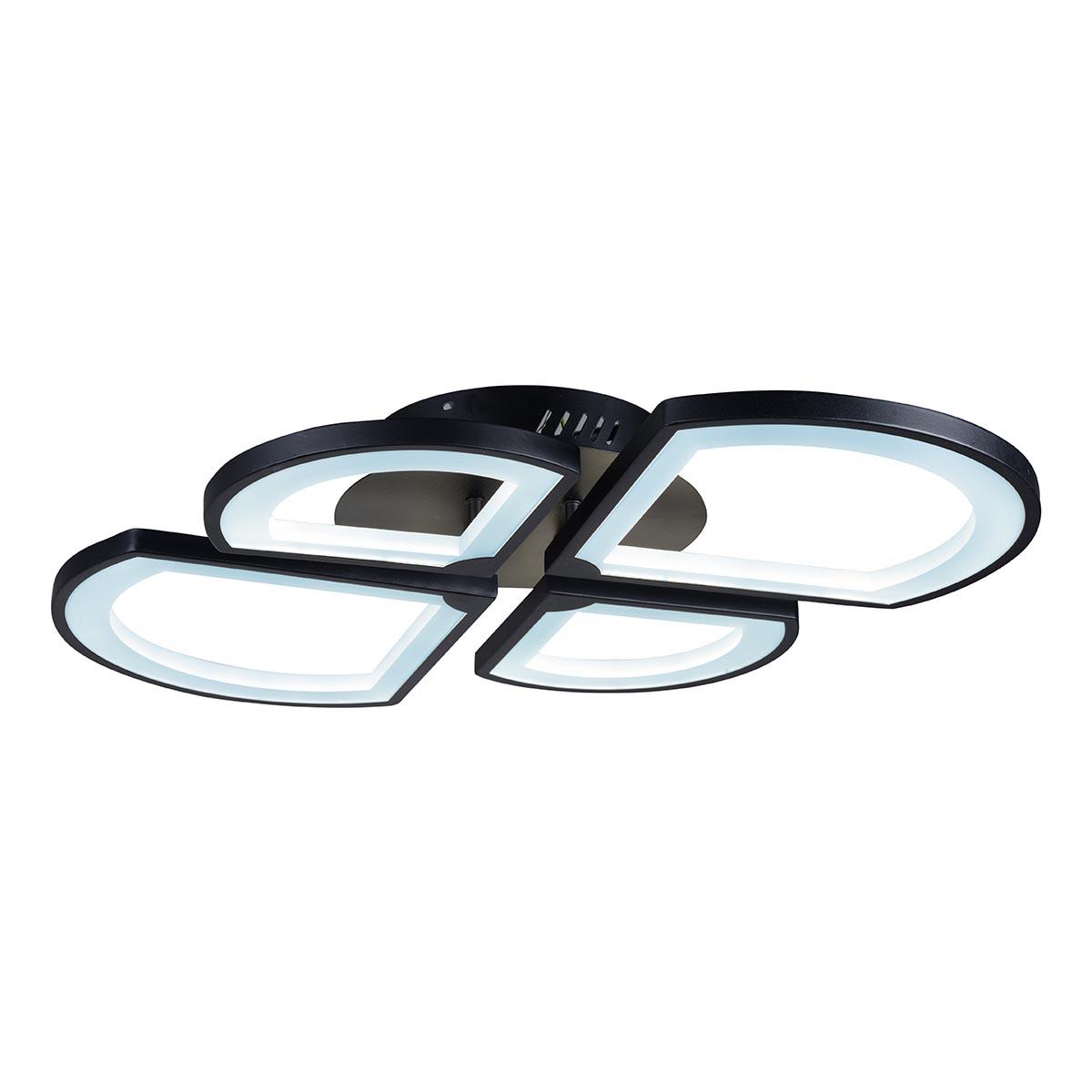 Потолочная светодиодная люстра iLedex River X024-4 BK УЦ