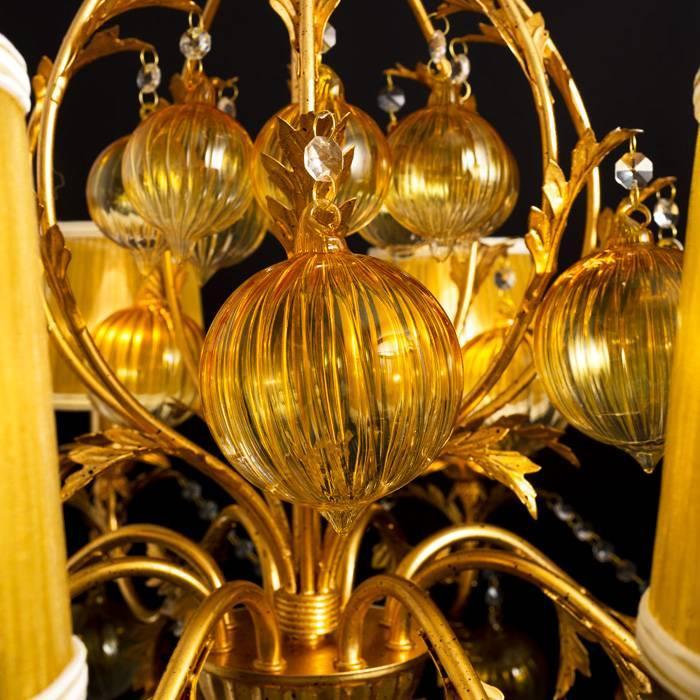 Подвесная люстра Arte Lamp Monarch A1199LM-8GO