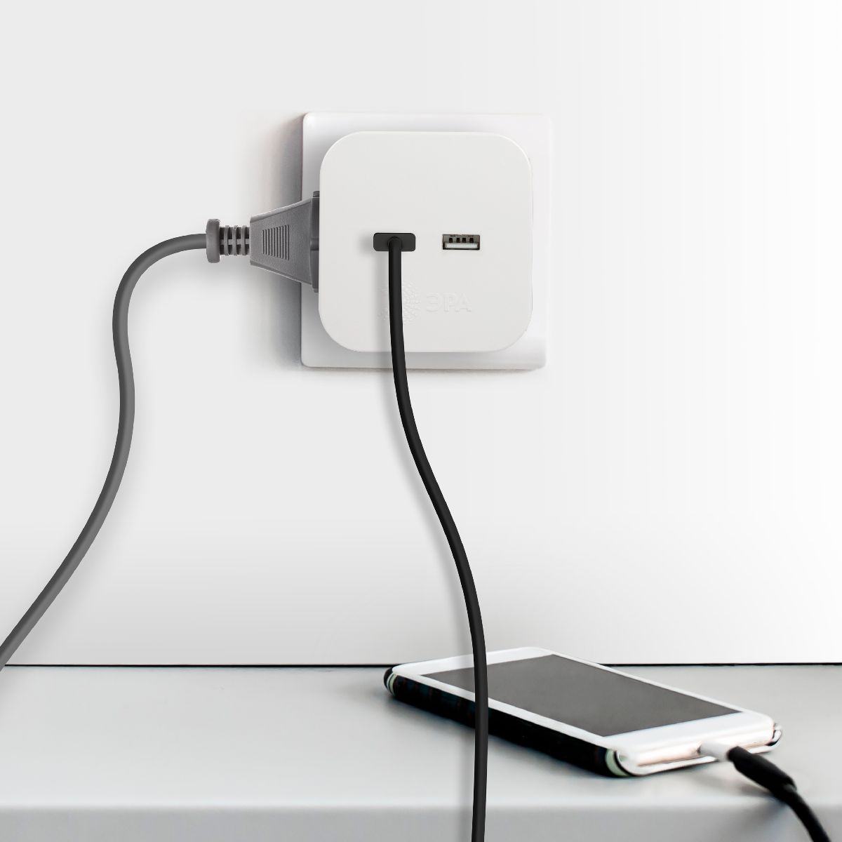 Разветвитель электрический Эра SP-4-USB-W Б0049532