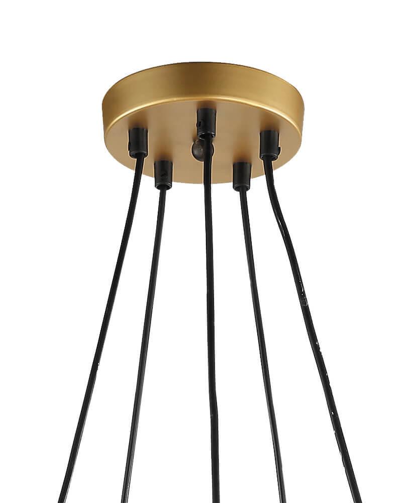 Подвесная люстра Lumien Hall Ноэль 4005/3P-GD-BK