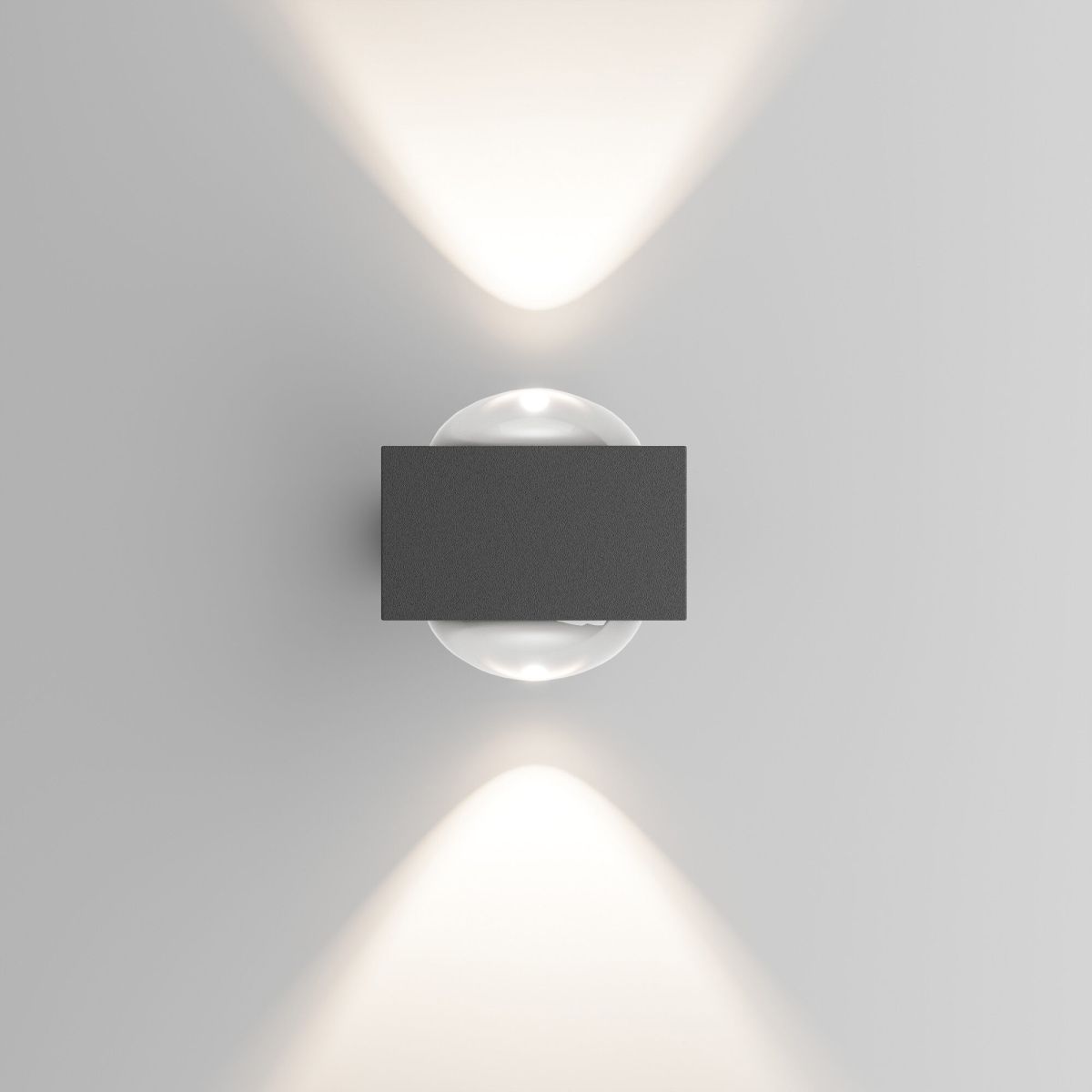 Уличный настенный светильник Elektrostandard Lenses серый 35191/W 4690389216459 a070452