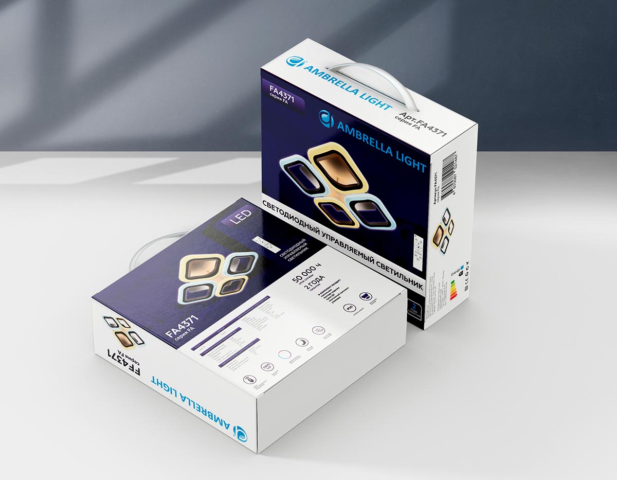 Потолочная светодиодная люстра Ambrella Light Acrylica Original FA4375