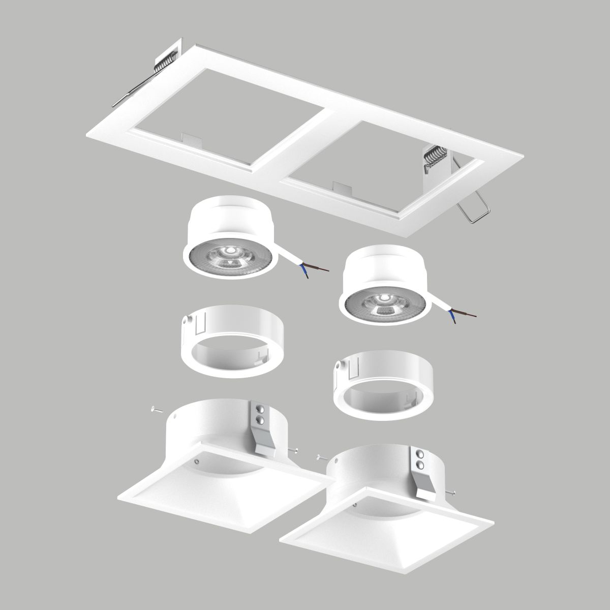 Встраиваемый светильник Lightstar Domino (214526+214506+214506+214006+214006) D5260606WMOD