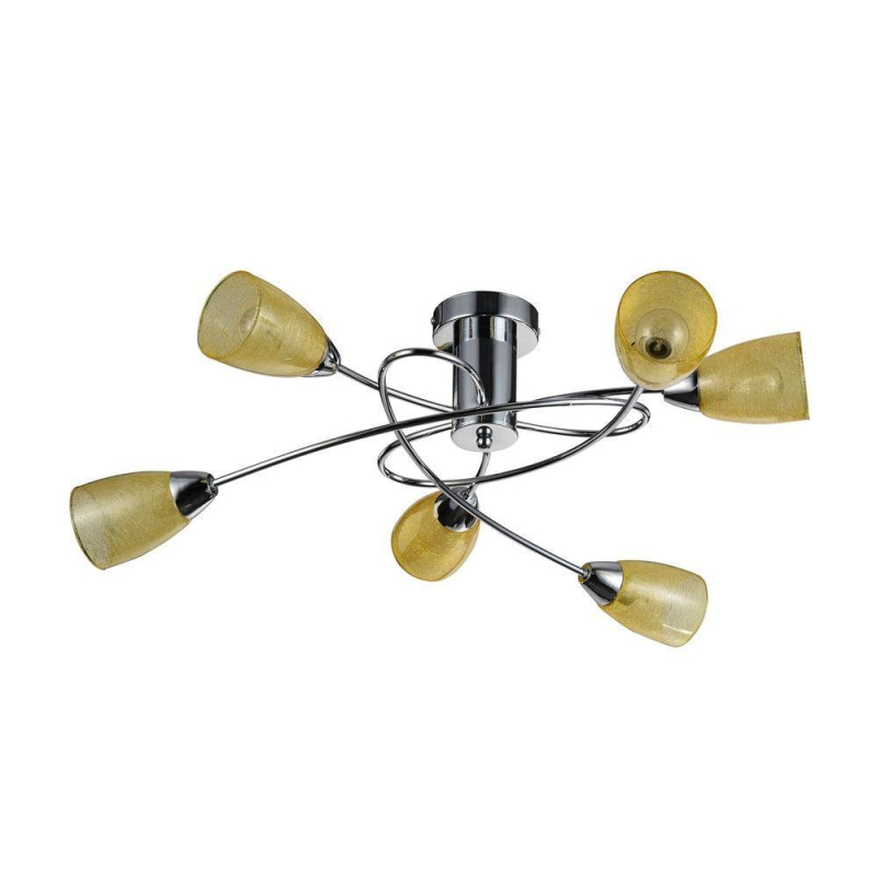 Потолочная люстра Freya Flash FR5103-CL-06-YE