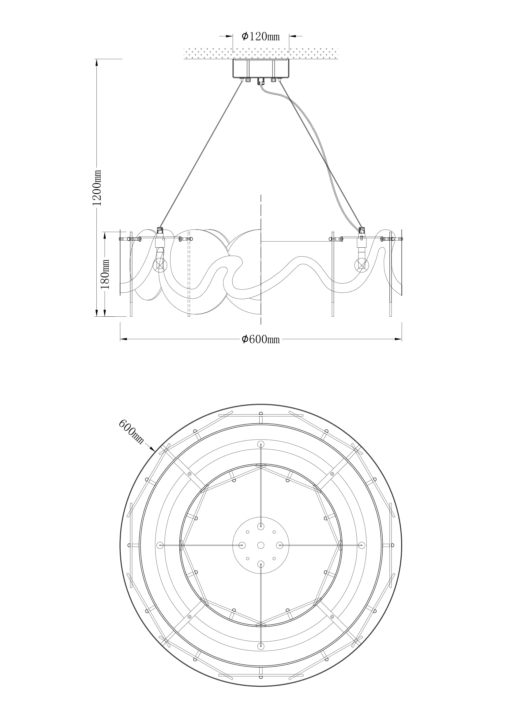 Подвесная люстра Moderli Caribbean V7072-6P
