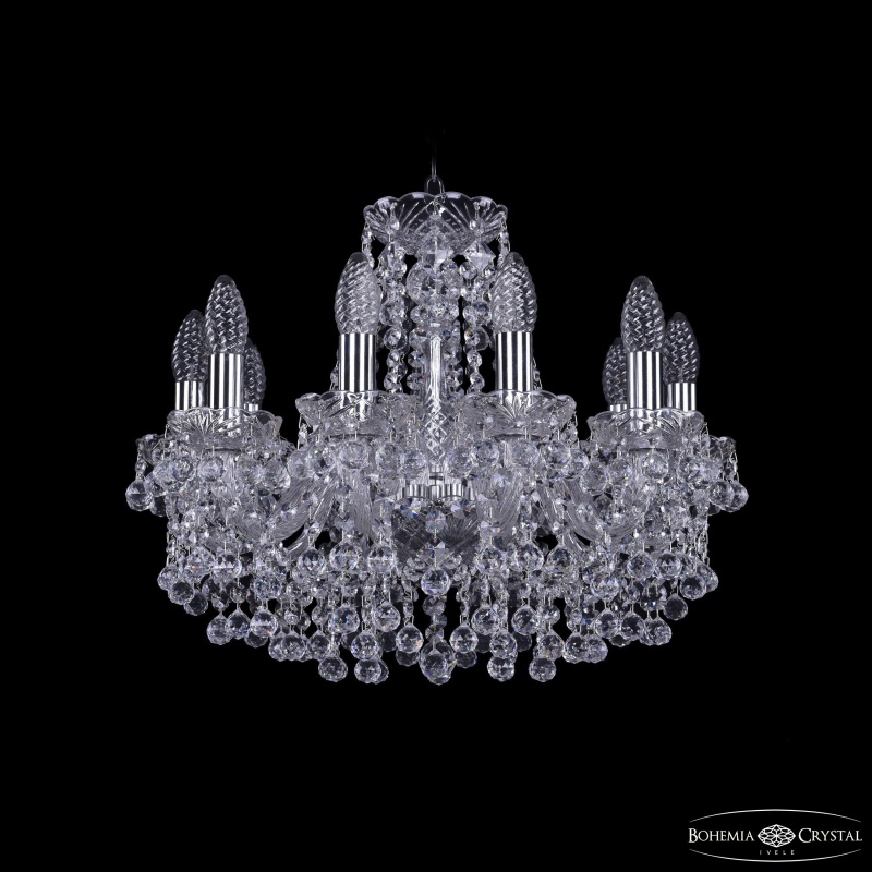 Подвесная люстра Bohemia Ivele Crystal 1409/10/160 Ni
