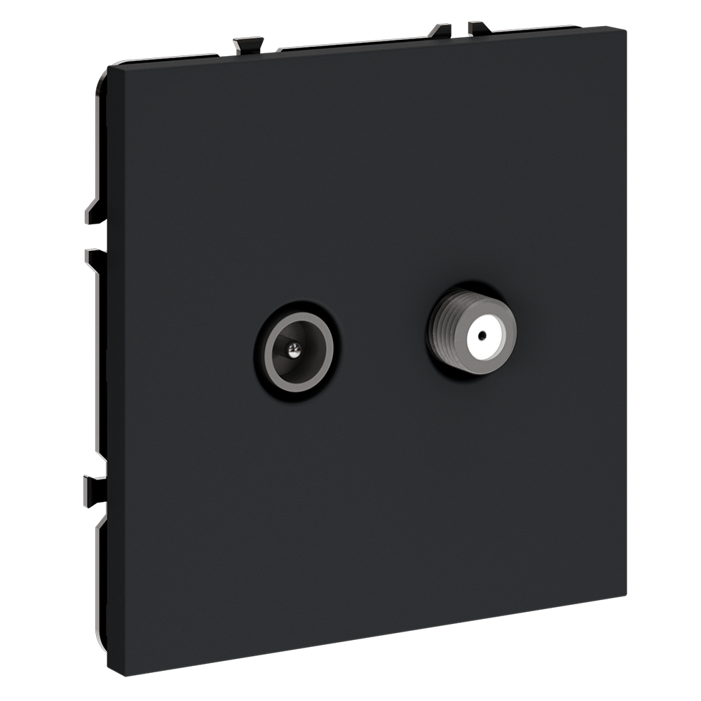 Розетка телевизионная Voltum S70 VLS060407 (графит)