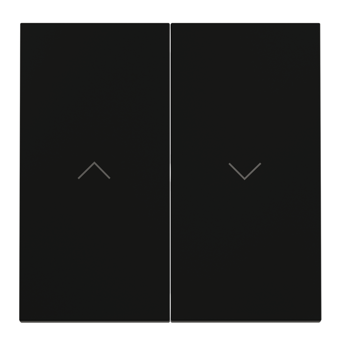 Клавиши для выключателя жалюзи Voltum S70 (черный матовый) VLS002508