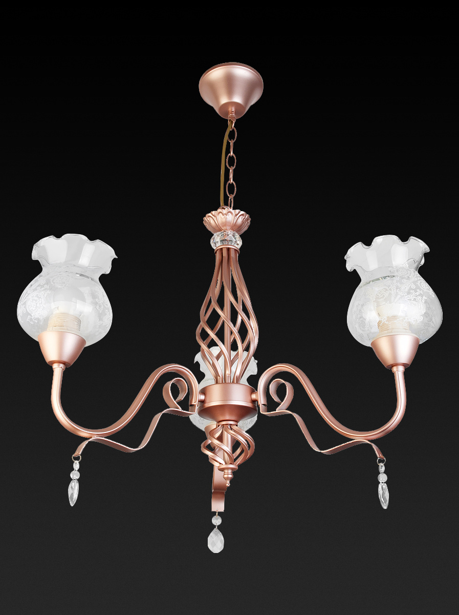 Подвесная люстра Toplight Kelli TL5680D-03PG