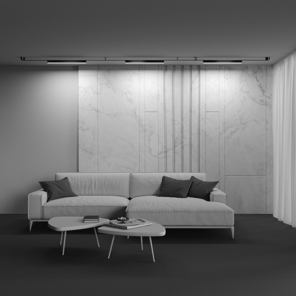 Трековый светильник Maytoni Basis TR129B-24W3K-B