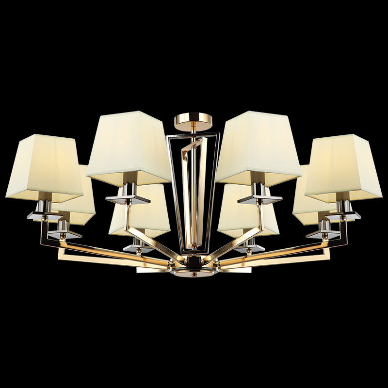 Люстра на штанге Illumico IL6173-8PC-17 BK GD