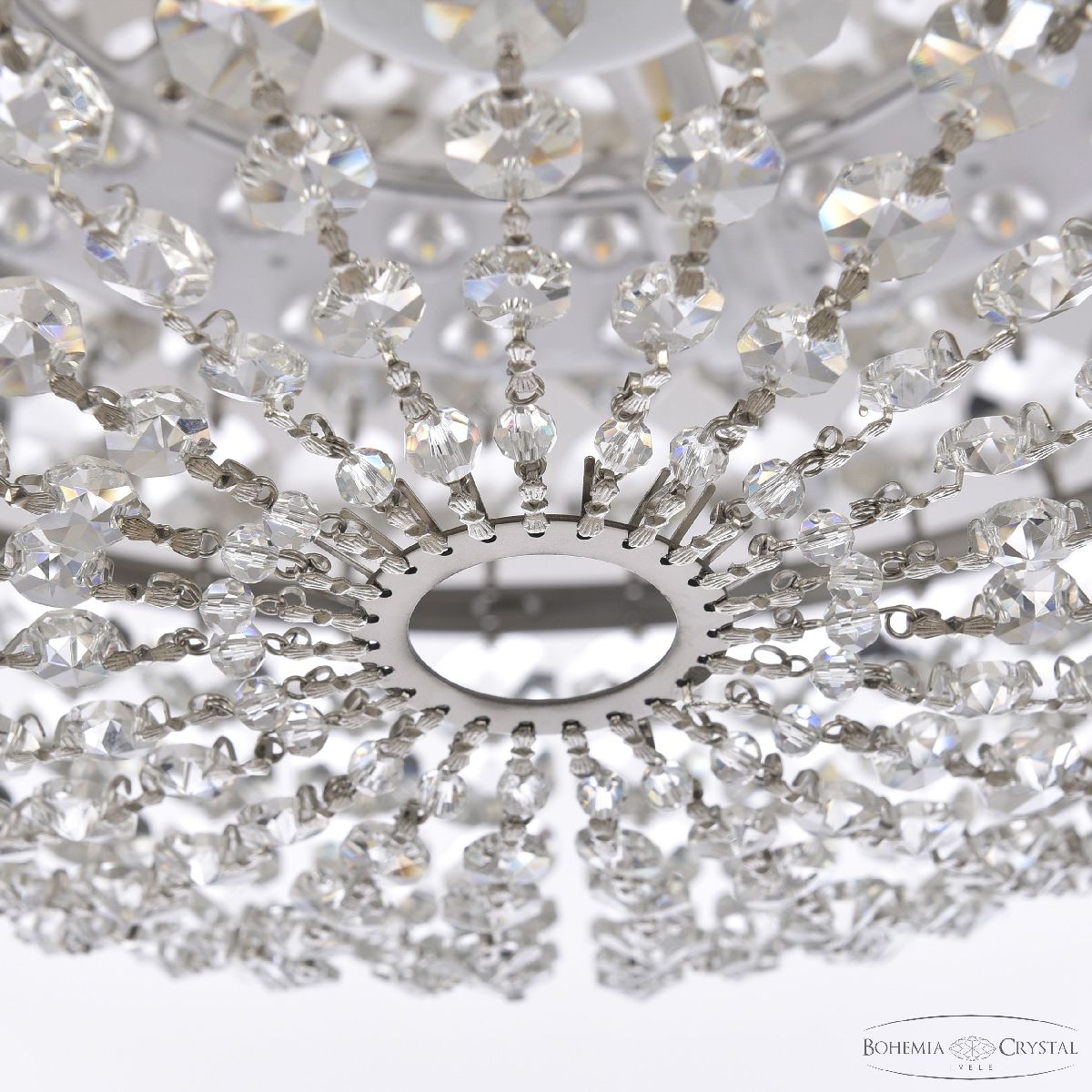 Потолочная люстра Bohemia Ivele Crystal 19291/35NZ/LED-DIM Ni