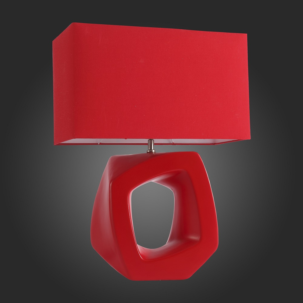 Настольная лампа красная ST Luce Nabella SL997.604.01