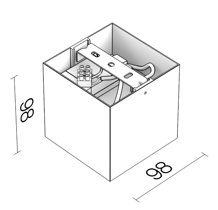 Влагозащищенный светильник LeDron SKY OK ED grey 00000013708