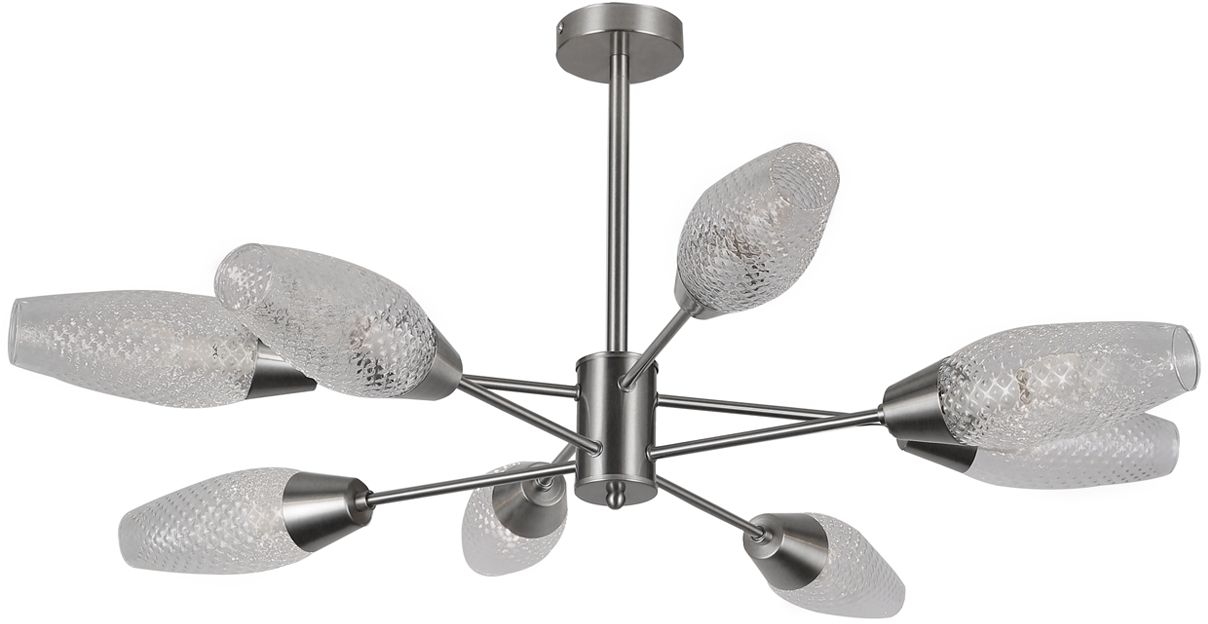 Люстра на штанге Escada Desire 10165/8PL Nickel