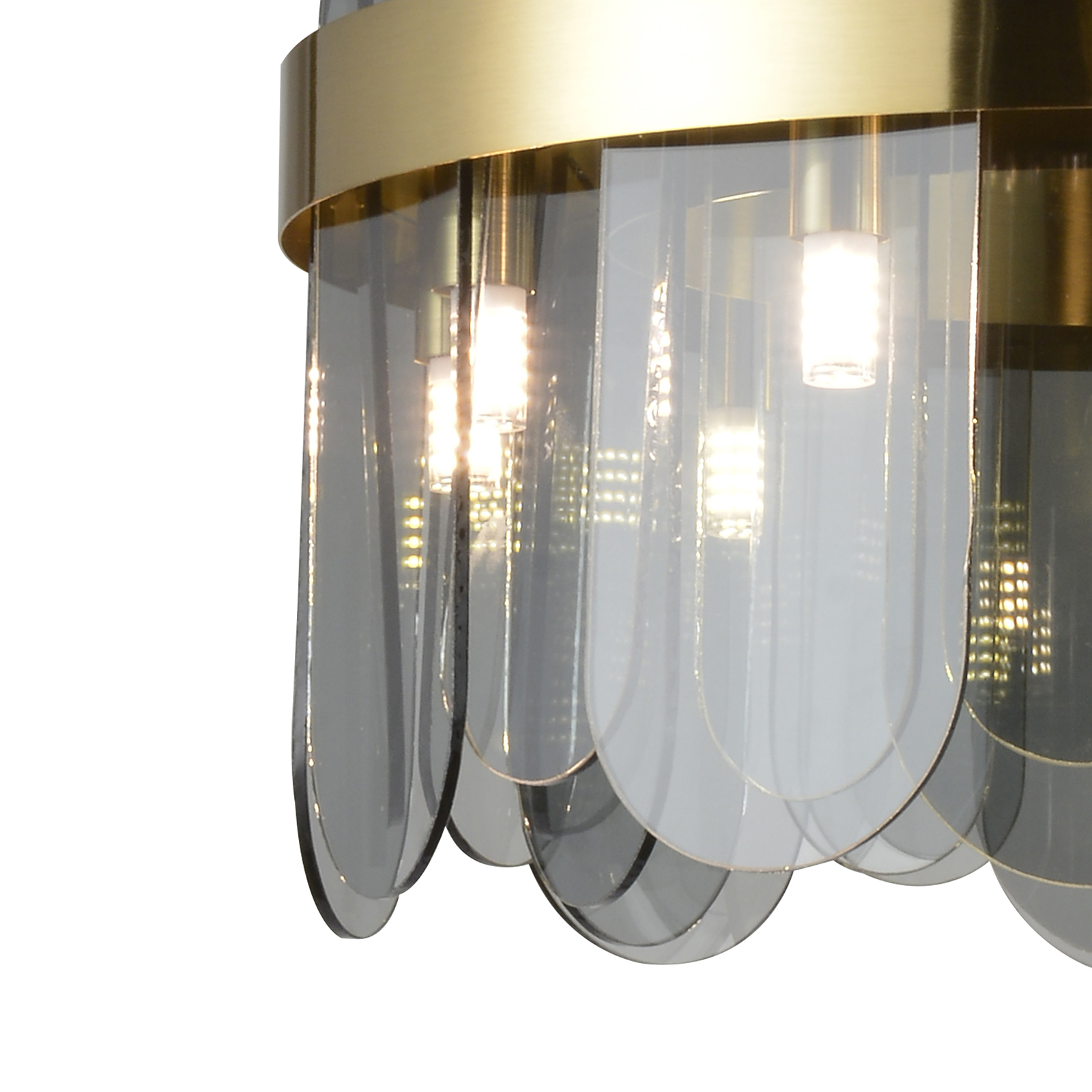 Подвесная люстра Natali Kovaltseva VALENCIA 91000/8C GOLD SATIN