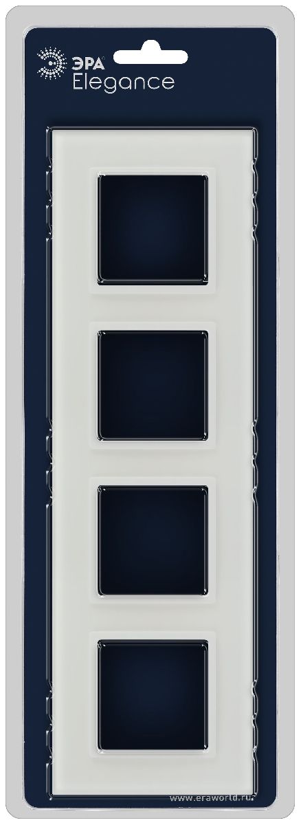 Рамка на 4 поста Эра Elegance 14-5104-01М Б0065838