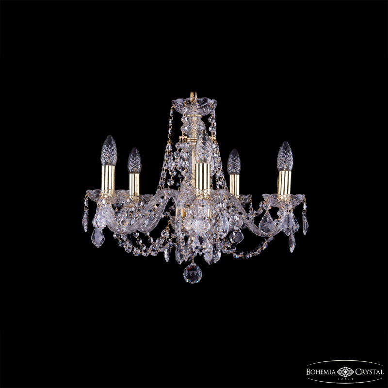 Подвесная люстра Bohemia Ivele Crystal 1406/5/160 G Balls