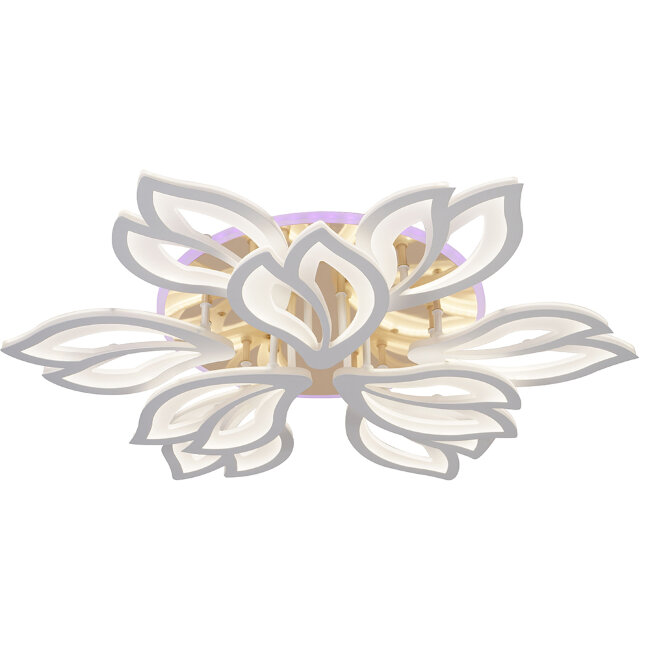 Потолочная люстра Seven Fires Lorand SF5027/9C-WT-GD-RGB