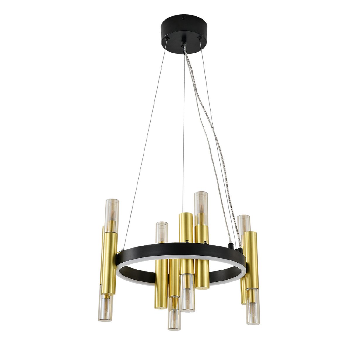 Подвесная люстра Indigo Fiamma 13027/8P Black V000106L