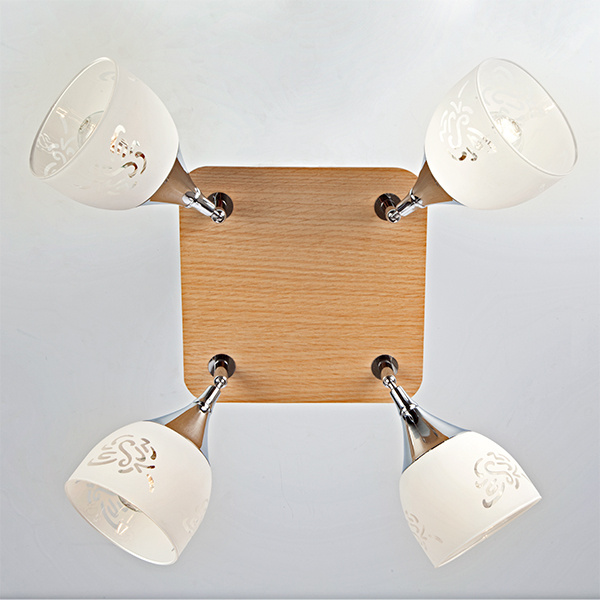 Спот Eurosvet Савой 20051/4 светлое дерево