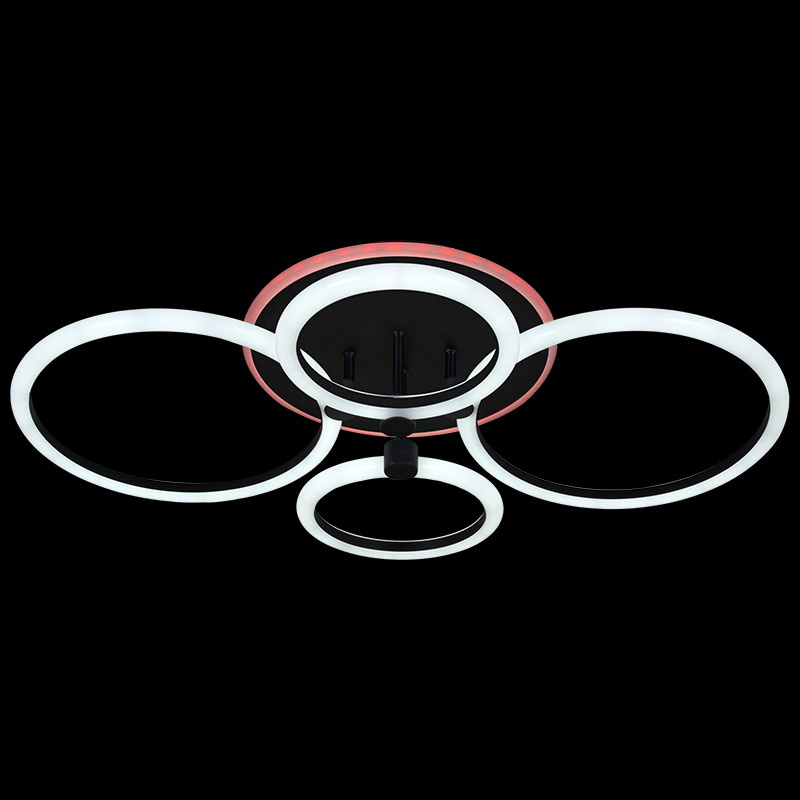 Потолочная люстра Reluce 20432-0.3-2+2+1 BK