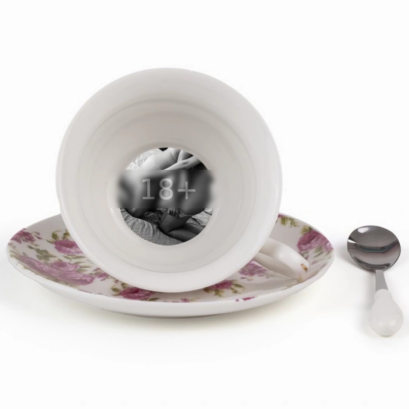 Блюдце с чашкой Lady Tarin Rose Vesta Seletti Guiltless 9977