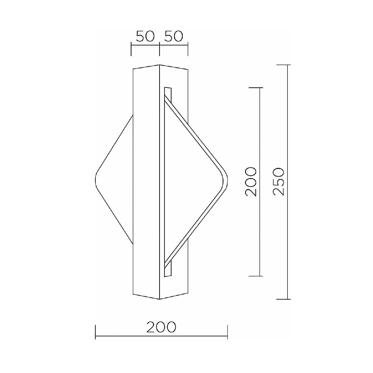 Настенный светильник LED4U L7388-250 BS