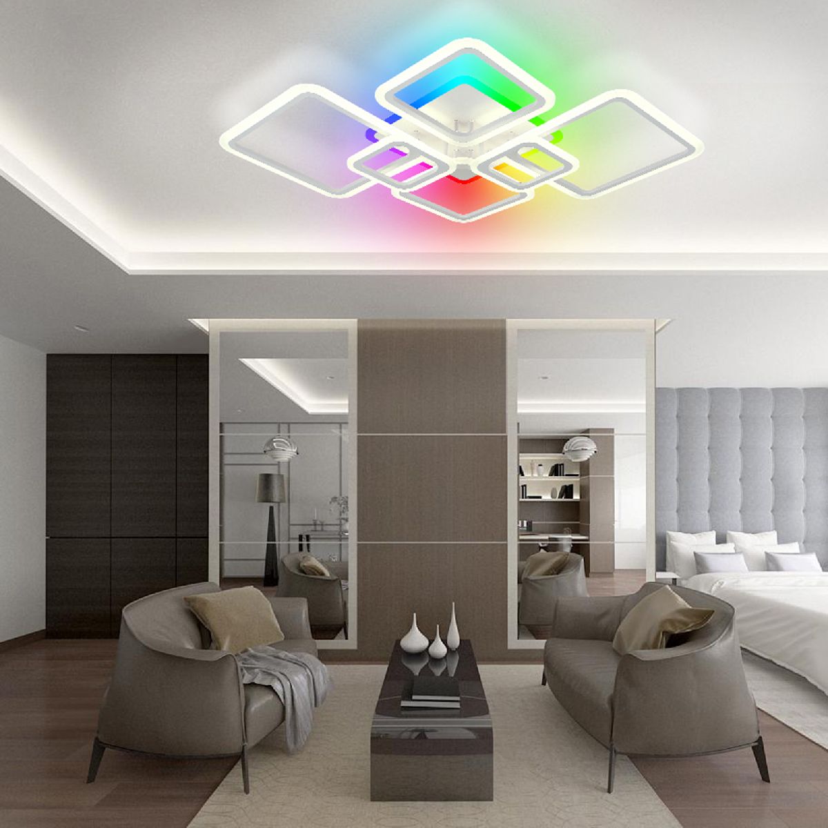 Потолочная светодиодная люстра Natali Kovaltseva Spektr LED LAMPS 81243