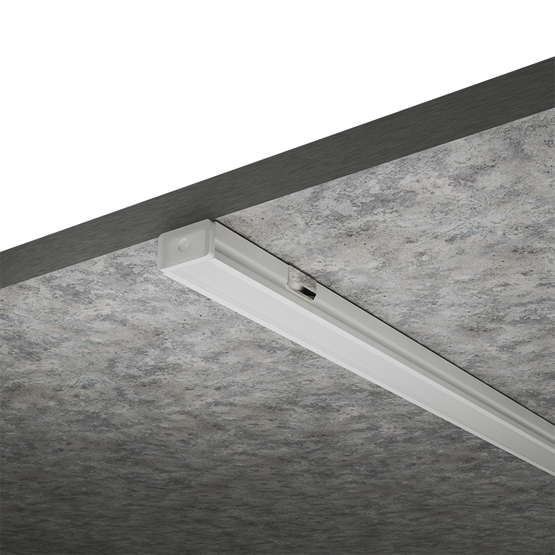 Профиль алюминиевый накладной Wolta WAP-S-16/6/2000-W