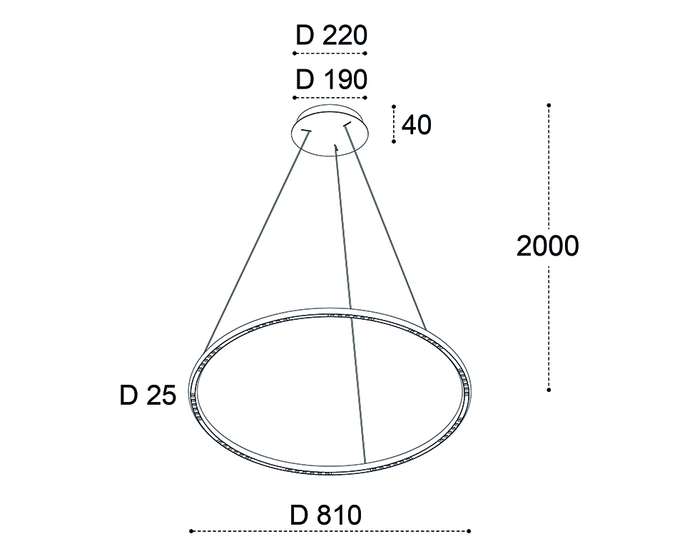 Подвесная люстра Italline IT013-6022 black 3000K