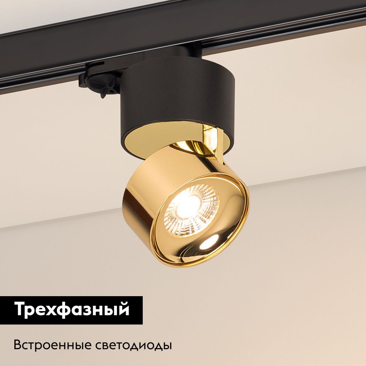 Трековый трехфазный светильник Arlight SP-PLURIO-TRACK-4TR-R77-9W Warm3000 038121