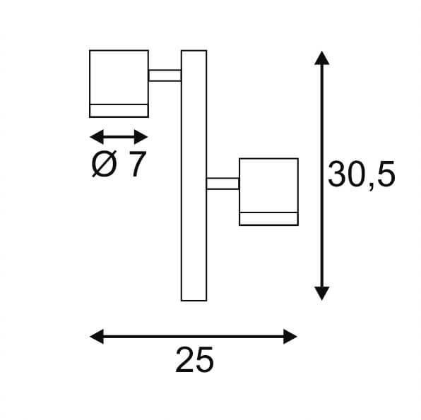 Уличный светодиодный светильник SLV New Myra 1 233175
