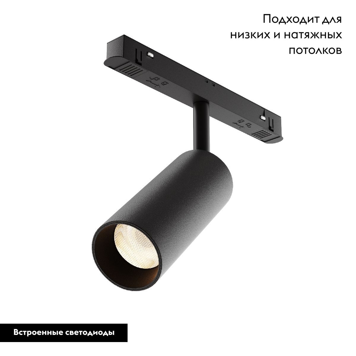 Трековый светодиодный светильник Maytoni Technical Focus Led TR032-2-12W3K-M-B