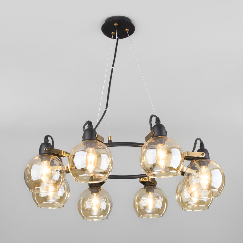 Подвесная люстра Eurosvet Mateo 70119/8 черный