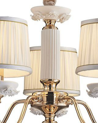 Подвесная люстра Lumien Hall Эрин 1030/5H-GD-WT