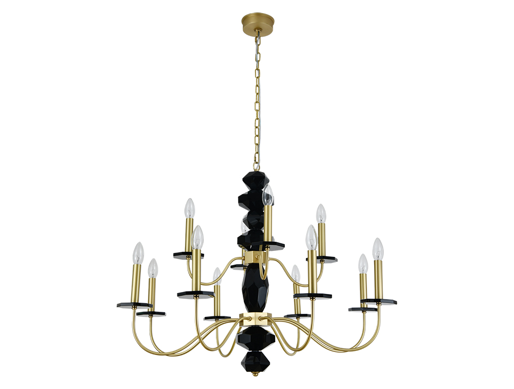 Подвесная люстра Newport Vanessa 3878+4/С brass М0070883