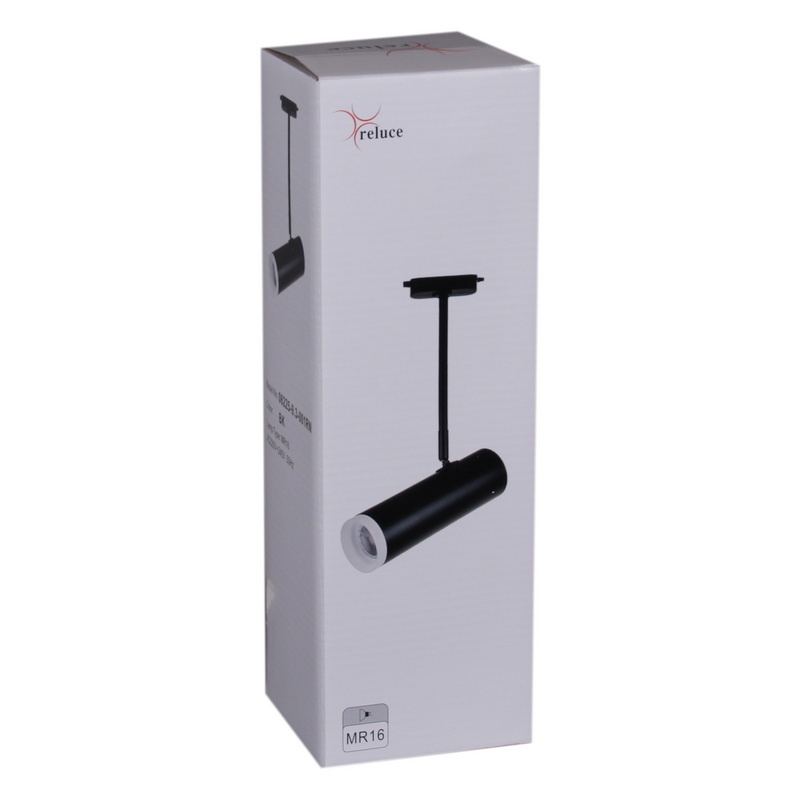 Трековый однофазный светильник Reluce 06225-9.3-001RN MR16 BK