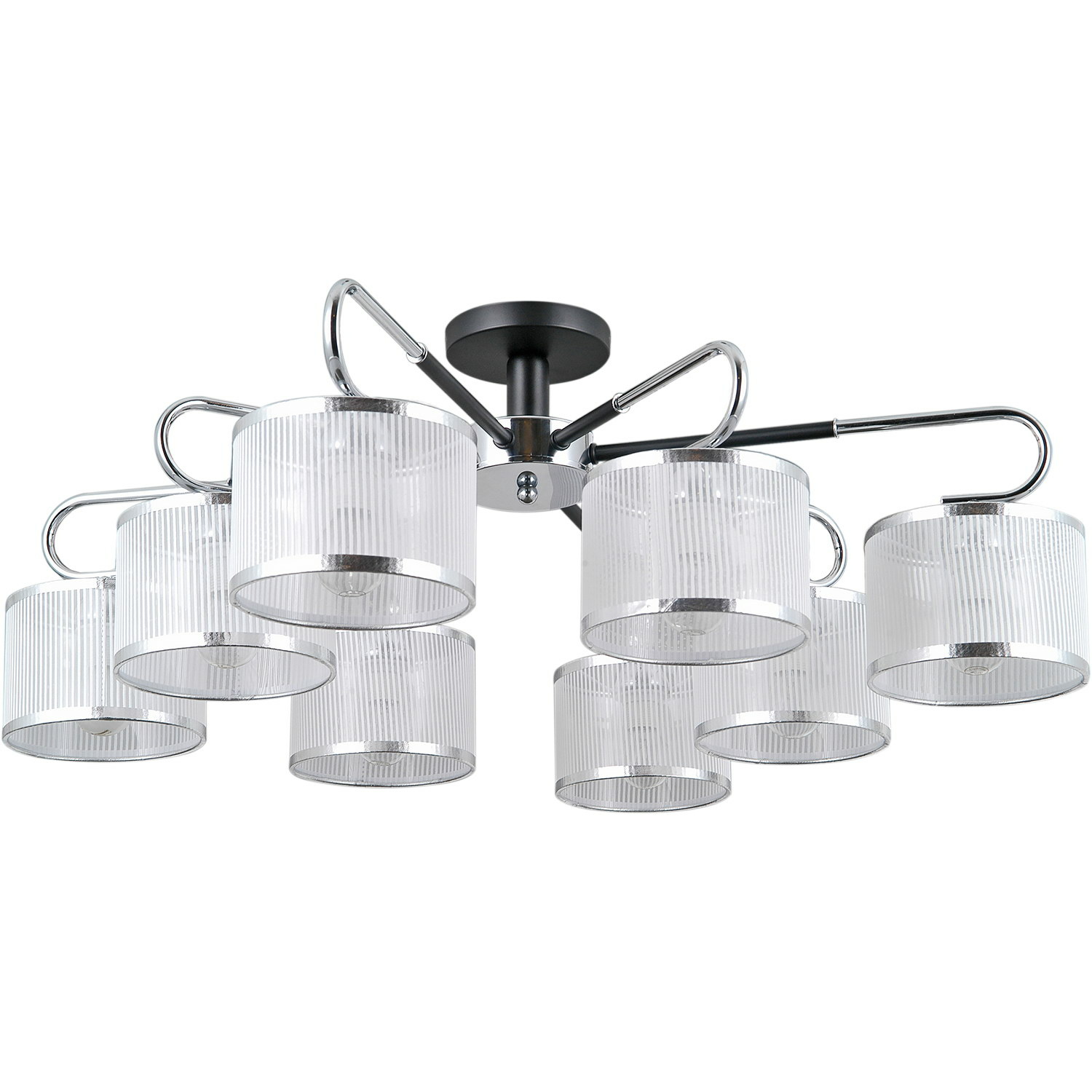 Люстра на штанге Illumico IL0384-8CSQ-79 CR BK