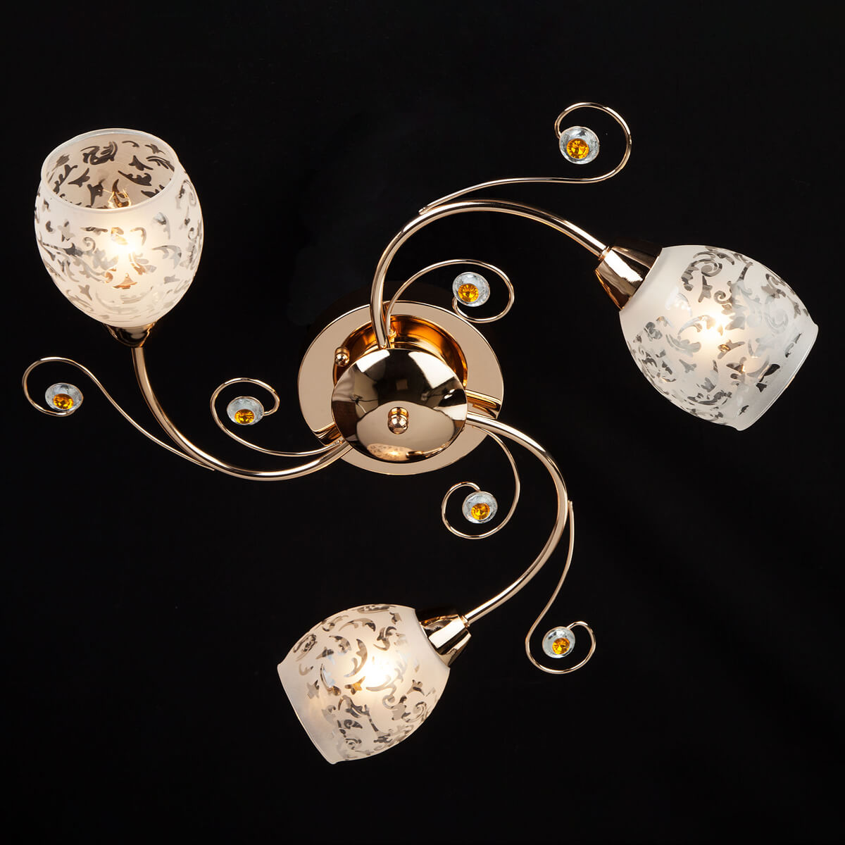 Потолочная люстра Eurosvet 9677/3 золото