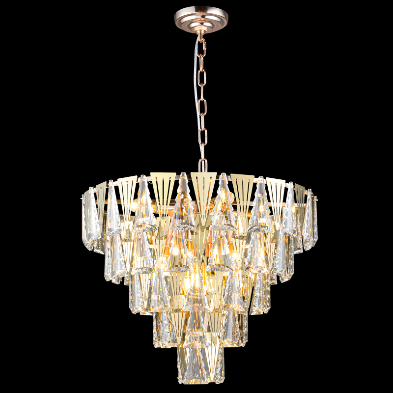 Подвесная люстра Natali Kovaltseva AMANDA II 81441/12C GOLD